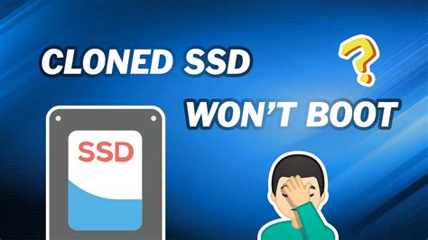 cloned m.2 ssd won't boot|cannot boot from cloned disk.